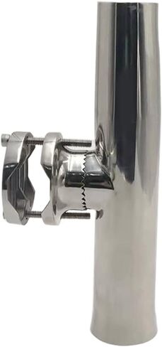 مشبك على قضيب الصيد من الفولاذ المقاوم للصدأ للقارب البحري من هوانج - مصنوع من الفولاذ المقاوم للصدأ على قضيب الصيد للقضبان 1-1/4 بوصة إلى 2 in Kuwait