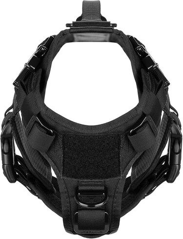 ICEFANG No Pull Tactical Dog Harness for Large Dogs,Adjustable Dog Vest in Kuwait