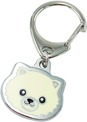 Garden Miller Dog Keychain,Pet Pendant Keyring,Dog Lover Metal Keyring,Dog Pattern Bag Pendant Decoration in Saudi Arabia