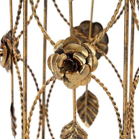 رفوف مظلة من اتش ال كيو ام اف اتش تي - حامل مظلة معدني ذهبي مع صينية تنقيط قابلة للازالة لديكور مدخل المنزل، عصا المشي وتخزين المظلة (رفوف المظلات-C) in Kuwait