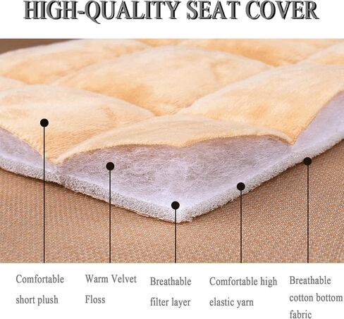 JXJKMMN 2 غطاء مقعد للسيارة، واقي مقعد السيارة الأمامي مسامي، مريح ناعم، غطاء وسادة مقعد السيارة وسادة مقعد عالمية لمعظم السيارات، إكسسوارات داخلية للسيارة للرجال والنساء (وردي) in Kuwait