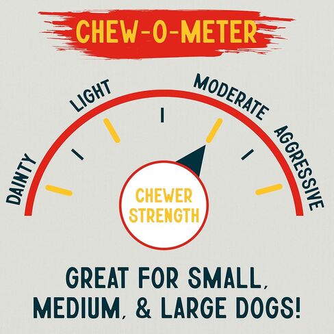 Canine Chews Fresh Breath Thick Cut Long Lasting Dog Dental Chew Toys Rawhide Chips for Aggressive Chewing Dogs Extra Dental Care Dental Coated for Fresh Breath (1 Pound) in Kuwait