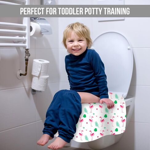 أغطية مقاعد المراحيض للاستعمال مرة واحدة، 20 قطعة من أغطية مقاعد المراحيض مغلفة بشكل فردي مقاومة للماء للبالغين والأطفال الصغار والتدريب على استخدام المرحاض، وإكسسوارات السفر لرحلات الطريق بالطائرة والتخييم in Kuwait