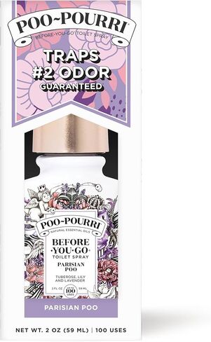 Poo-Pourri Before-You-Go Toilet Spray, Royal Flush, 2 Fl Oz - Eucalyptus and Spearmint in Kuwait