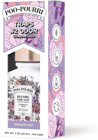 Poo-Pourri Before-You-Go Toilet Spray, Royal Flush, 2 Fl Oz - Eucalyptus and Spearmint in Kuwait