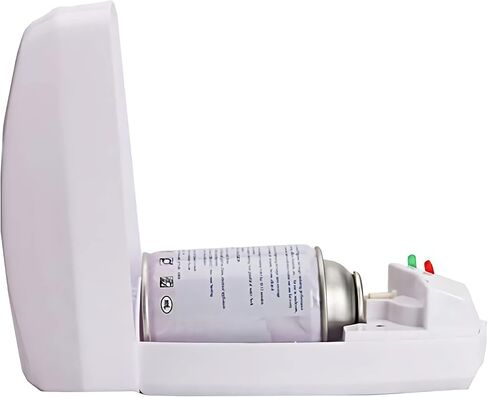 موزع معطر جو اوتوماتيكي للمنزل والداخلي، بخاخ بخاخ رذاذ معطر قابل للتعديل اوتوماتيكي للمنزل والداخل، لون ابيض، سعة 300 مل in Kuwait