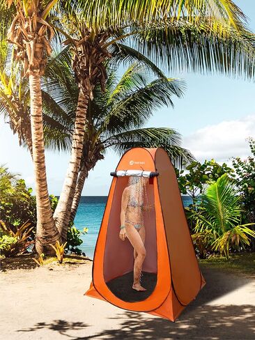 Tahoe Trails Pop Up Shower Tent Camping Toilet Changing Dressing Privacy Room with Carrying Bag for Outdoors Indoors in Kuwait
