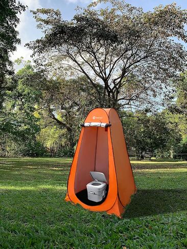 Tahoe Trails Pop Up Shower Tent Camping Toilet Changing Dressing Privacy Room with Carrying Bag for Outdoors Indoors in Kuwait