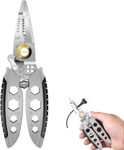 Micro-Adjustable Fishing Knife,Multi-Purpose Professional Wire Stripping Tool in Kuwait