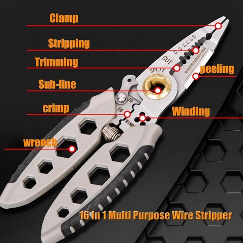 Micro-Adjustable Fishing Knife,Multi-Purpose Professional Wire Stripping Tool in Kuwait