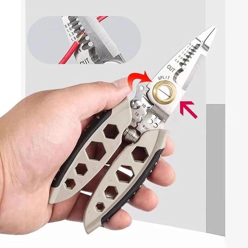 Micro-Adjustable Fishing Knife,Multi-Purpose Professional Wire Stripping Tool in Kuwait