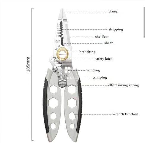 Micro-Adjustable Fishing Knife,Multi-Purpose Professional Wire Stripping Tool in Kuwait