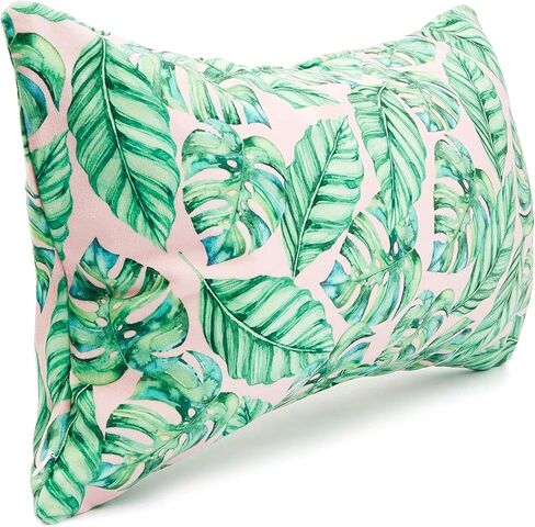 BLUE PANDA Inflatable Beach Pillow for Pools Travel Vacations, Tropical Leaves in Saudi Arabia