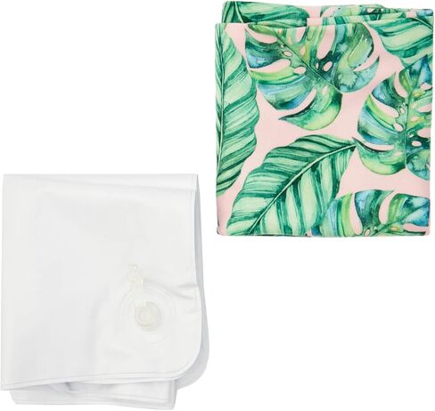 BLUE PANDA Inflatable Beach Pillow for Pools Travel Vacations, Tropical Leaves in Saudi Arabia