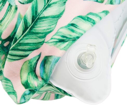 BLUE PANDA Inflatable Beach Pillow for Pools Travel Vacations, Tropical Leaves in Saudi Arabia