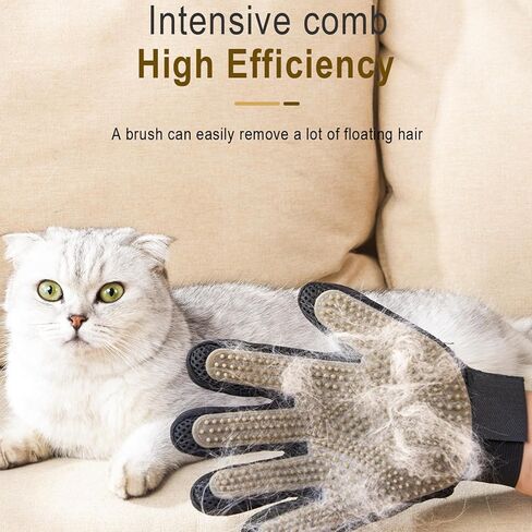 Duuclume 4 قطع أداة إزالة شعر الحيوانات الأليفة مع قفاز للعناية، مزيل شعر فعال للقطط والكلاب المثلث للبقع العمياء، أداة إزالة التنظيف قابلة لإعادة الاستخدام للأريكة وغسيل الملابس والسجاد والأثاث in Kuwait