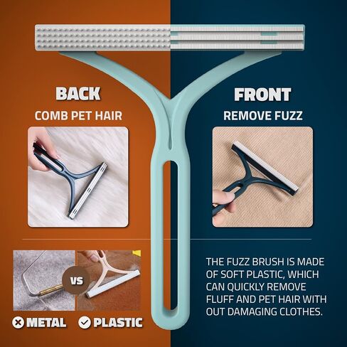 أسطوانة إزالة شعر الحيوانات الأليفة من LIJIU® مكونة من 3 عبوات لتنظيف شعر القطط والكلاب على القماش والأثاث والأريكة والسجاد والسرير وما إلى ذلك. (تحتوي على أسطوانة قابلة لإعادة الاستخدام وبكرة الوبر اللاصقة ومكشطة شعر الحيوانات الأليفة) in Kuwait