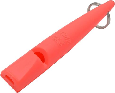 THE ACME | Dog Training Whistle Number 210.5 High Pitch, Single Note | Good Sound Quality, Weather-Proof Whistles | Designed and Made in The UK (Coral) in Saudi Arabia