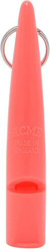 THE ACME | Dog Training Whistle Number 210.5 High Pitch, Single Note | Good Sound Quality, Weather-Proof Whistles | Designed and Made in The UK (Coral) in Saudi Arabia