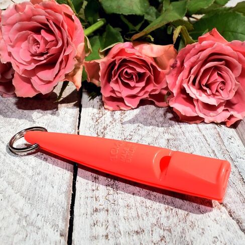 THE ACME | Dog Training Whistle Number 210.5 High Pitch, Single Note | Good Sound Quality, Weather-Proof Whistles | Designed and Made in The UK (Coral) in Saudi Arabia