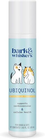 Bark & Whiskers Ubiquinol Liquid Pump for Dogs & Cats, 1.45 Fl. Oz. (43 mL), Supports Healthy Immune Function, Veterinarian Formulated, Non-GMO, Dr. Mercola in Saudi Arabia