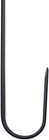 Tytroy Black 12" Over The Door Kitchen Wreath Coat Towel Metal Hook Hanger (1pc) in Kuwait