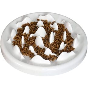 Lorde Slow Feeder Cat Bowls, Ceramic Fun Cat Slow Bowl Interactive Bloat Stop Puzzle Slow Feeder Healthy Eating Diet Pet Dog Slow Feeding Bowls… in Kuwait