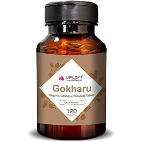 Uplift Organic Tribulus Terrestris (Gokharu) Tablets-120 Count |100% Pure & Natural Herbal Supplement | May Promote Stamina and Energy| Supports Kidney & Urinary System in Saudi Arabia