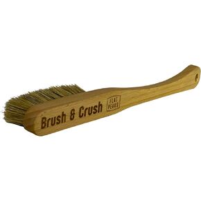 Flat Peaks - Brush & Crush Wood Rock Climbing & Bouldering Brush with Firm Boar's Hair Bristles and Durable Handle, Climbing Chalk Brush for Climbing Wall Indoor or Outdoor in Saudi Arabia