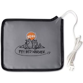 K&H Pet Products Pet Bed Warmer, Turn Any Cat or Dog Bed Into a Heated Cat or Dog Bed, Waterproof Heated Pad to Insert Inside Indoor Cat and Dog Beds - Gray Small, 100538772