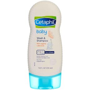 Cetaphil Baby Wash and Shampoo with Organic Calendula, 7.8 Ounce (Pack of 4) in Kuwait