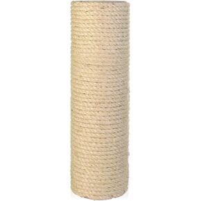 TRIXIE Replacement Sisal Post for Scratching Posts, Cat Trees and Cat Towers, 3.5 in x 11.8 in (9 x 30 cm)