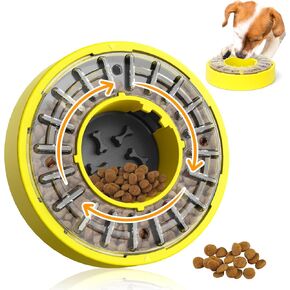 وعاء تغذية بطيء للكلاب غير قابل للانزلاق بسعة كبيرة للكلاب الكبيرة والمتوسطة والصغيرة، احجية طعام بطيئة الاكل لمنع الاختناق in Kuwait