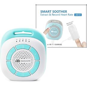 Smart White Noise Sound Machine Records Mom's Real Heart Rate, Portable Sound Machine for Sleep for Infants, Baby, Kids, Adults, Sleep Soother/w Heart Beat, 19 White Noises, 4 Timers, 7 Volume Levels in Saudi Arabia