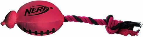 Nerf Dog Small to Medium Red and Green (2-Pack) Plush Football Launcher Dog Toy in Saudi Arabia