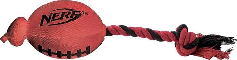 Nerf Dog Small to Medium Red and Green (2-Pack) Plush Football Launcher Dog Toy in Saudi Arabia