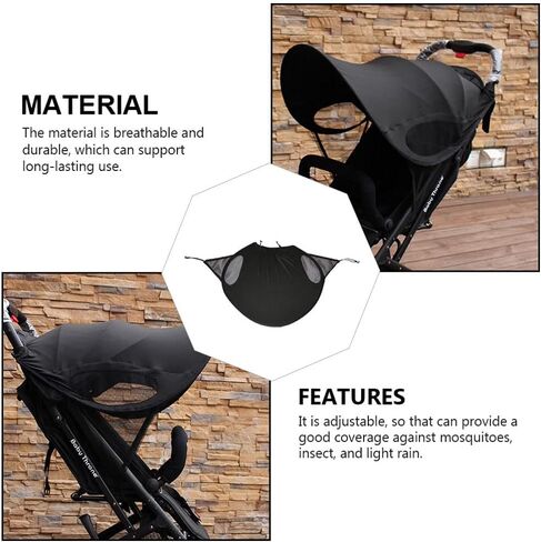 عربة أطفال من توياندونا، غطاء حماية من الأشعة فوق البنفسجية، شبكة ناموسية لعربة الأطفال، شبكة حشرات، غطاء لعربة الأطفال، مظلة مقعد السيارة للفتيات والفتيان in Kuwait