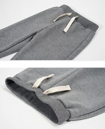 طفل رضيع الفتيان الفتيات 2 حزمة السراويل الصوف رقيقة Sweateatpants نقية نشطة الركض مع الرباط in Kuwait