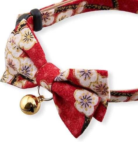 Hanami Bow Tie Cat Collar (Red) in Kuwait