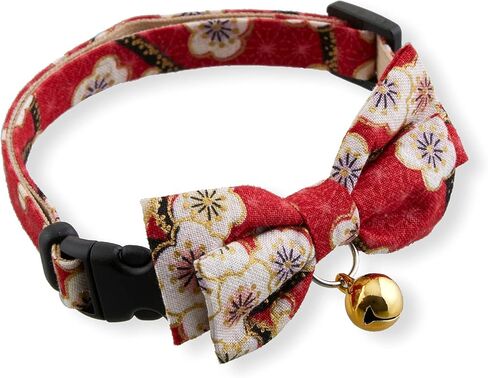 Hanami Bow Tie Cat Collar (Red) in Kuwait