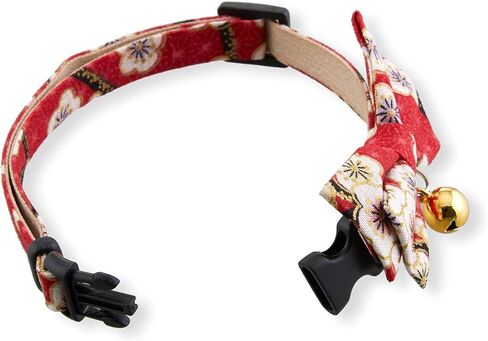 Hanami Bow Tie Cat Collar (Red) in Kuwait