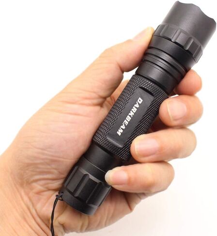 DARKBEAM IR مصباح يدوي بالأشعة تحت الحمراء 940 نانومتر أضواء LED صغيرة للرؤية الليلية، شعلة إضاءة تكتيكية محمولة قابلة لإعادة الشحن، تركيز قابل للتعديل للصيد والمراقبة والبحث، مع مشبك in Kuwait