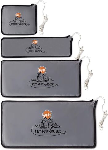K&H Pet Bed Warmer, Safety Listed, Cat Heating Pad, Small 10.25x9.25in Gray in Kuwait