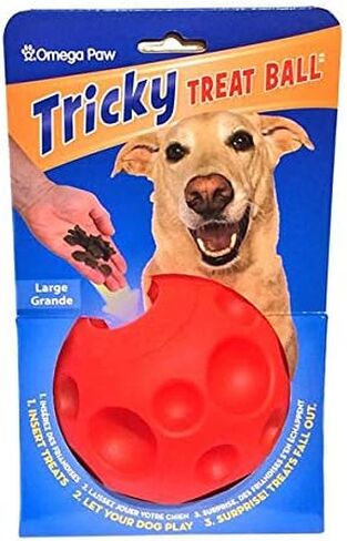 Omega Paw Tricky Treat Ball, Large in Saudi Arabia