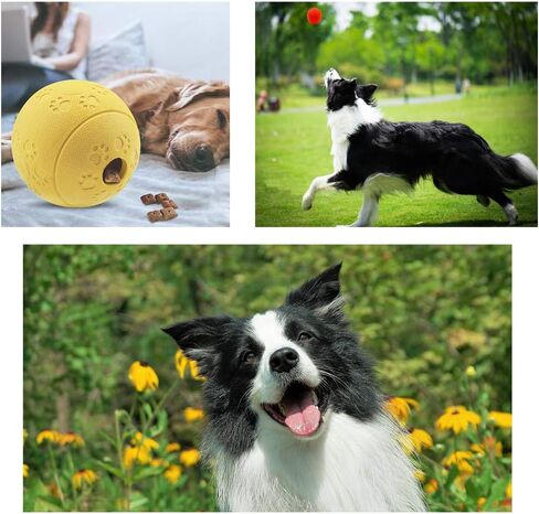 Volacopets Puppy Balls - Pack with Different Functions & Teething Toys for Small Dogs, Squeaky Dog Balls, Rubber Chew Toys for Enrichment in Kuwait