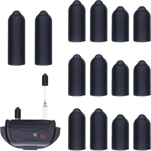 24 Pcs Dog Shock Collar Rubber Tips,Replacement Prongs for Dog Training Collar Silicone Covers for Dog Training Collars Silicone Caps for Dog Bark Collar (13mm/16mm/20mm) in Saudi Arabia