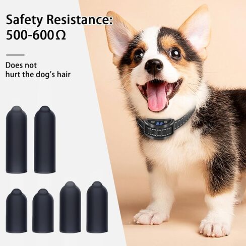 24 Pcs Dog Shock Collar Rubber Tips,Replacement Prongs for Dog Training Collar Silicone Covers for Dog Training Collars Silicone Caps for Dog Bark Collar (13mm/16mm/20mm) in Saudi Arabia