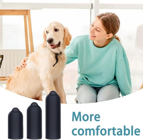 24 Pcs Dog Shock Collar Rubber Tips,Replacement Prongs for Dog Training Collar Silicone Covers for Dog Training Collars Silicone Caps for Dog Bark Collar (13mm/16mm/20mm) in Saudi Arabia