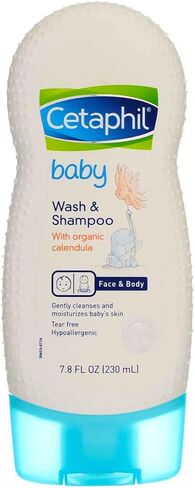 Cetaphil Baby Wash and Shampoo with Organic Calendula, 7.8 Ounce (Pack of 4) in Saudi Arabia