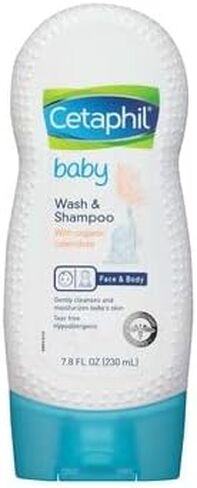 Cetaphil Baby Wash and Shampoo with Organic Calendula, 7.8 Ounce (Pack of 4) in Saudi Arabia